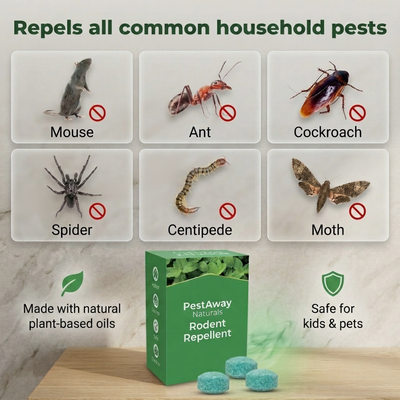 PestAway Naturals Rodent Repellent Pucks — 12 Pack