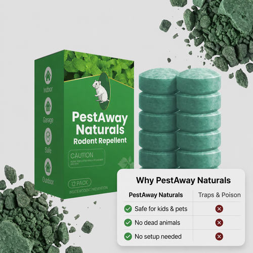 PestAway Naturals Rodent Repellent Pucks — 12 Pack
